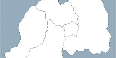 Ruanda žemėlapio kontūras